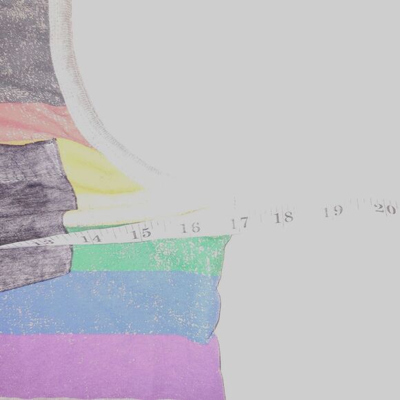 Well Worn Los Angeles Grey Rainbow Tank Top Size XS - Picture 7 of 7